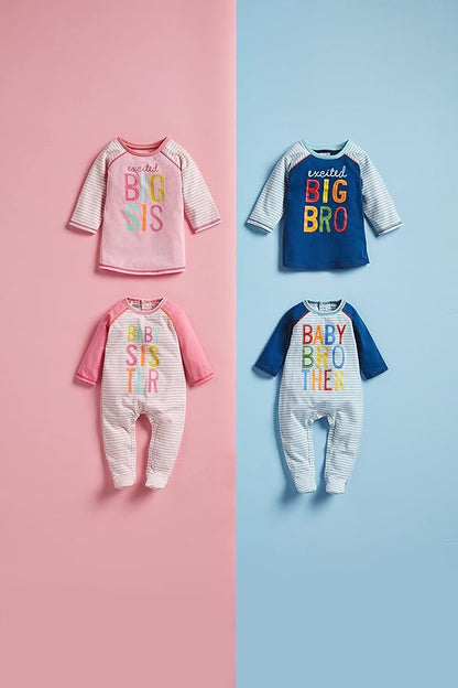 Boys Baby Sibling Sleeper 3-6M